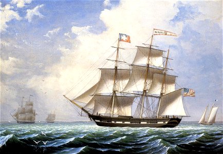 Fitz Hugh Lane The Matilda under Sail