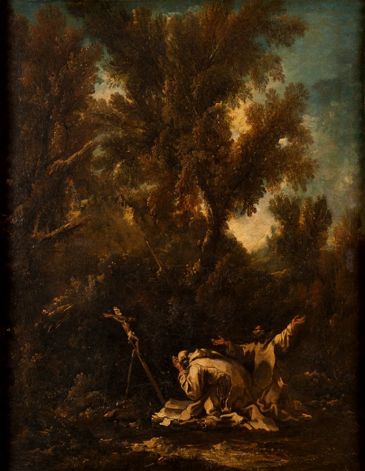 Landscape with two Repentant Monks (Alessandro Magnasco) - Nationalmuseum - 18497