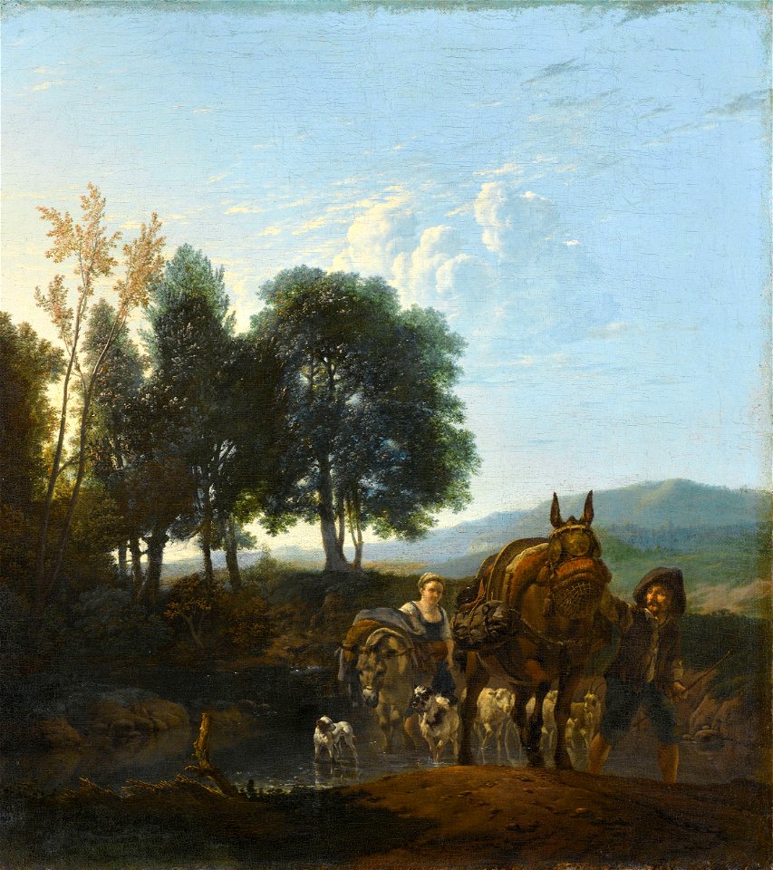 Landschap met muilezeldrijver Rijksmuseum SK-C-158