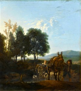 Landschap met muilezeldrijver Rijksmuseum SK-C-158