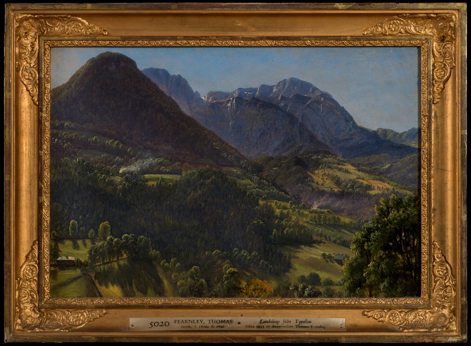 Landscape, Tyrol (Thomas Fearnley) - Nationalmuseum - 22070