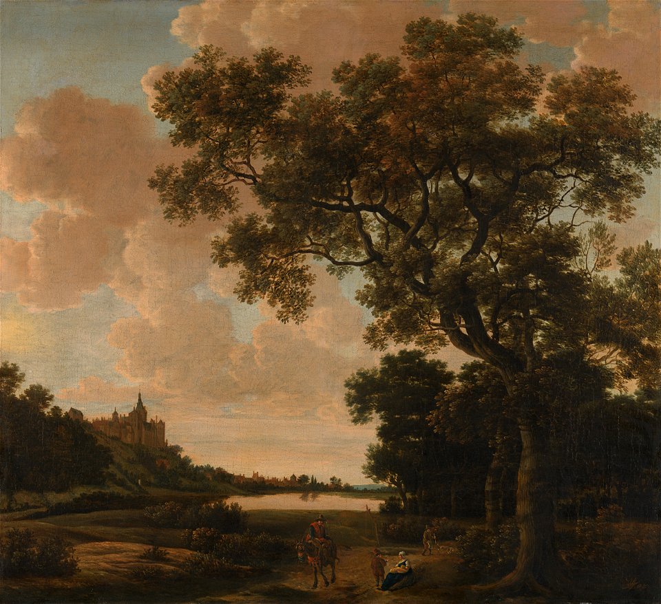 Landschap met de Zwanenburcht te Kleef Rijksmuseum SK-C-138