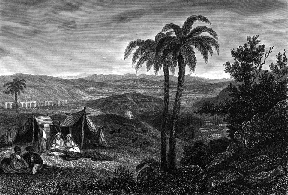 Laodicea on the Lycus, Illustration for La Terre-Sainte et les lieux illustrés par les apôtres, by Adrien Egron, 1837 (33)