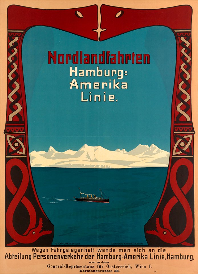 Langhein, Nordlandfahrten Hamburg-Amerika Linie