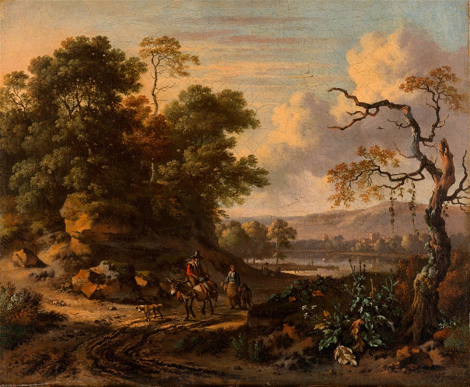 Landschap met ezelrijder Rijksmuseum SK-C-276
