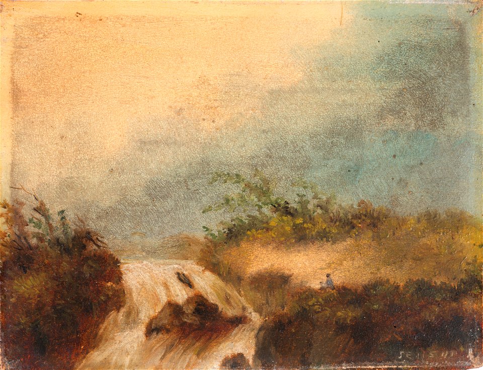 Landschap met waterval, James Ensor, Mu.ZEE Oostende, SM000161bis