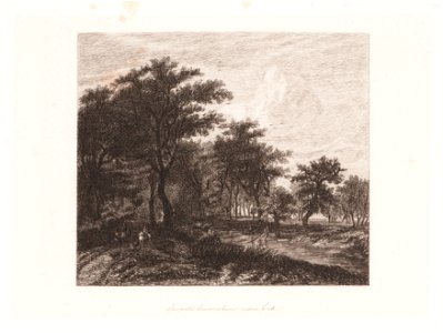Landschap met vissers, objectnr A 15395