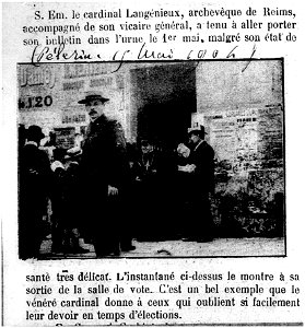 Langenieux vote