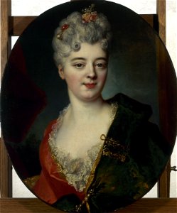 Largillierre, Nicolas de - Portrait présumé d'Elisabeth Delpech, marquise de Cailly - J 73 - Musée Cognacq-Jay