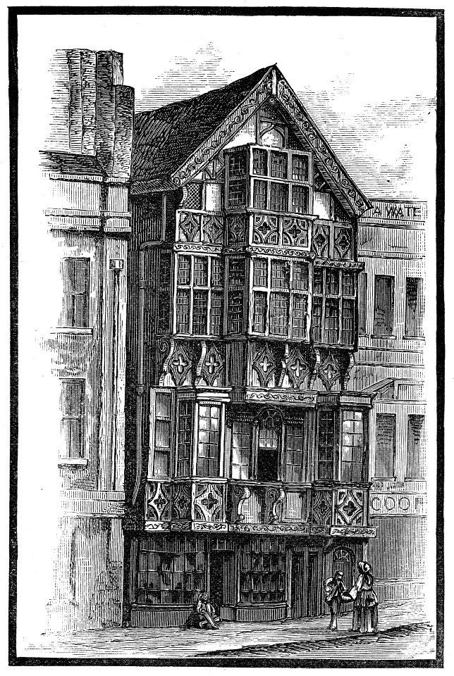 Langton's House Welsh Back in the seventeenth century, Bristol