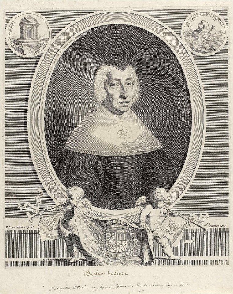 Lasne - Henriette Catherine de Joyeuse, Duchess of Montpensier and Guise