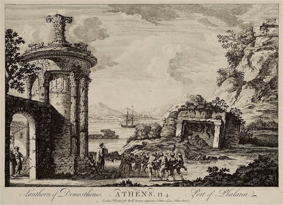 Lanthorn of Demosthenes Athens Port of Phalarea - Sayer Robert - 1759