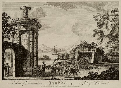 Lanthorn of Demosthenes Athens Port of Phalarea - Sayer Robert - 1759