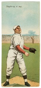 Larry Doyle-J. T. Meyers, New York Giants, baseball card portrait LCCN2007683867