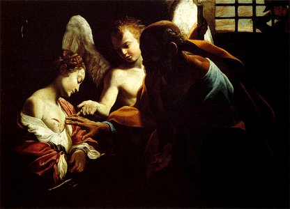 Lanfranco, Giovanni - St Peter Healing St Agatha - c. 1614
