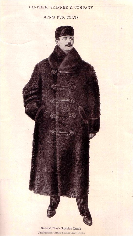 Lanpher Furs Natural Black Russian Lamb S65