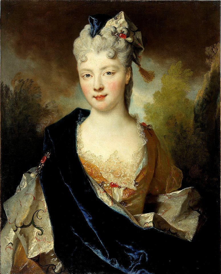 Largillierre, Nicolas de - Portrait présumé de Madame la duchesse de Beaufort - J 72 - Musée Cognacq-Jay