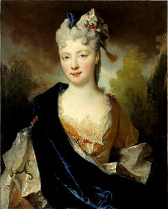 Largillierre, Nicolas de - Portrait présumé de Madame la duchesse de Beaufort - J 72 - Musée Cognacq-Jay