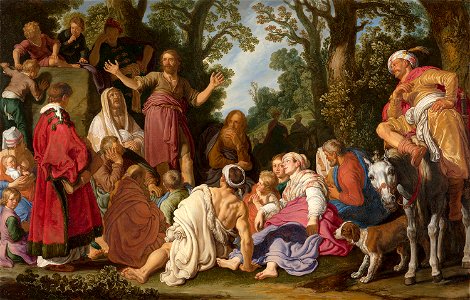 St. John the Baptist Preaching by Pieter Lastman, Mauritshuis