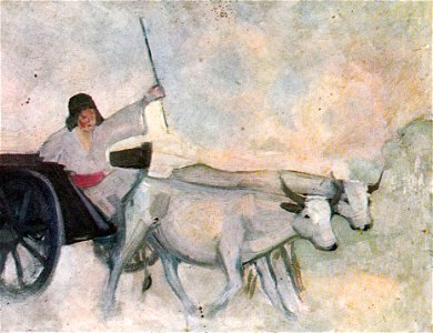 Lascar Vorel - Carul cu boi