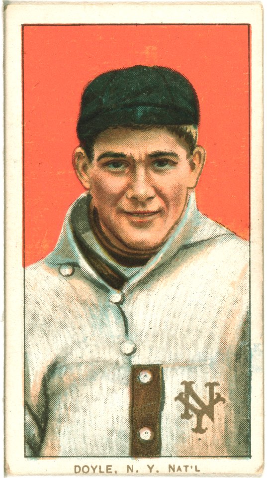 Larry Doyle, New York Giants, baseball card portrait LCCN2008676484