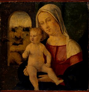Lattanzio da Rimini - Virgin and Child - 1918.40 - Fogg Museum