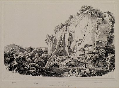 Latomies du Pentelique - Stackelberg Otto Magnus Von - 1834
