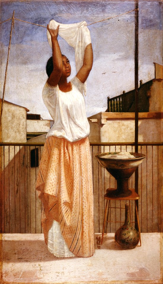 Francisco Laso - The Laundress - Google Art Project