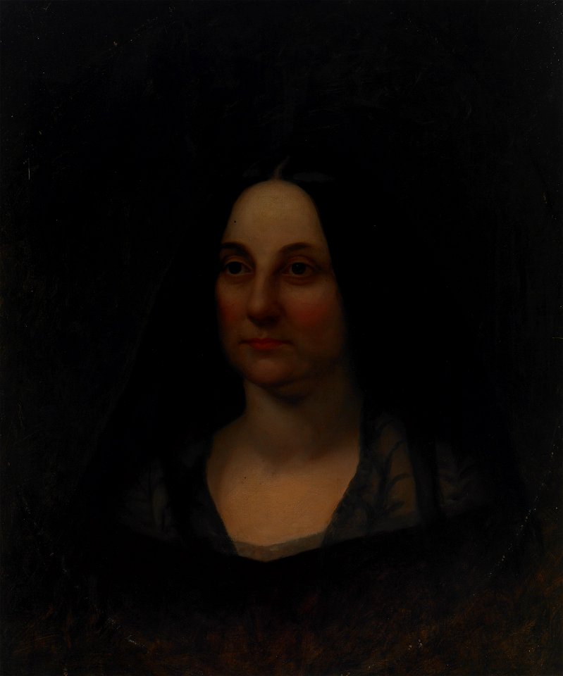 Lars Gustaf Sellstedt - Portrait of Mrs. Millard Fillmore - 1881-1.83 - Albright–Knox Art Gallery