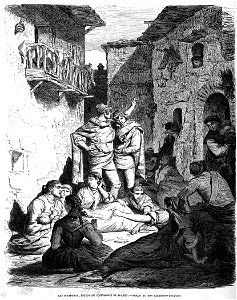 Las jugadoras, escena de costumbres de Aragón, de Valeriano Domínguez Bécquer