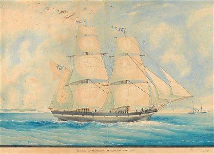 Laura of Rochester - D.W. Dixon Commdr. Off Havre July 17th 1858 RMG PY8558