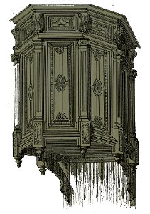 Laubressel chaire à precher 00028