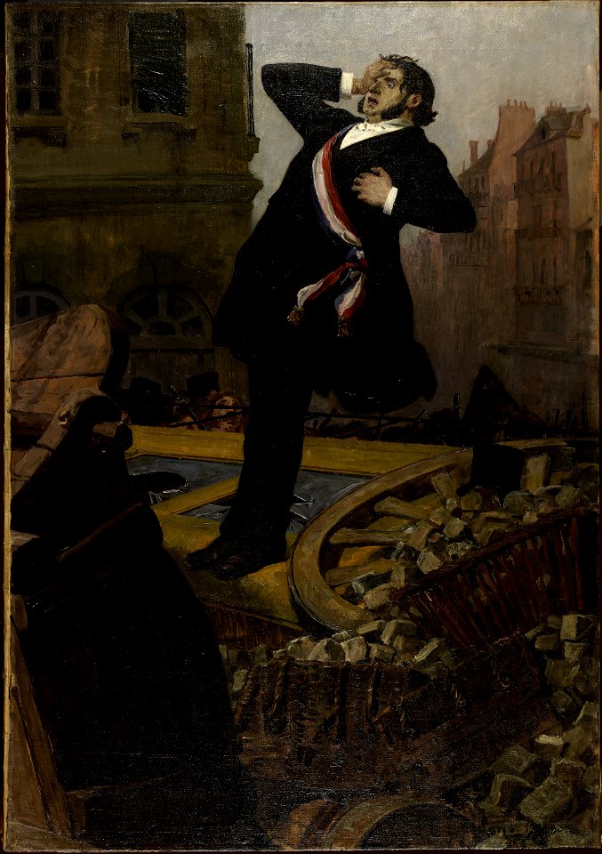 Laurens, Jean-Paul - La mort de Baudin - MVHP.P.227 - Maison de Victor Hugo