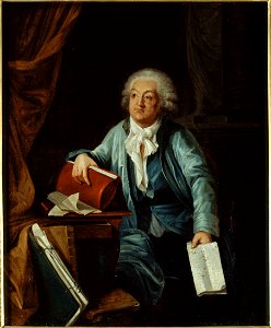 Laurent Dabos - Portrait de Mirabeau (1749-1791) dans son cabinet de travail - P108 - Musée Carnavalet