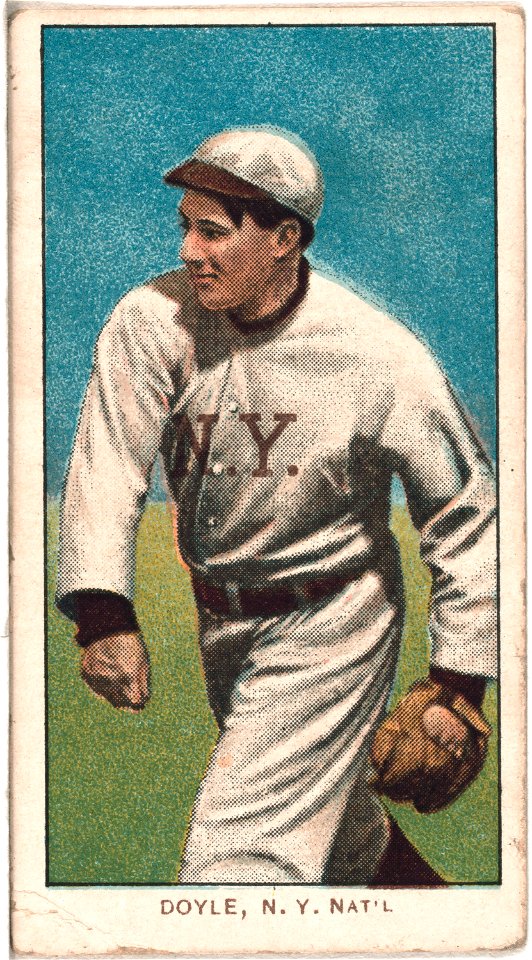 Larry Doyle, New York Giants, baseball card portrait LCCN2008676482
