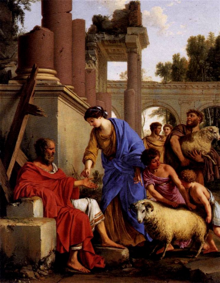 Laurent de La Hyre - Job Restored to Prosperity - WGA12320