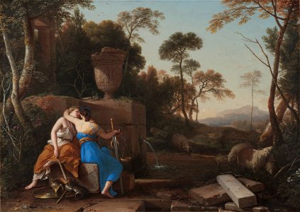 Laurent de La Hyre - The Kiss of Peace and Justice - 1971.102 - Cleveland Museum of Art