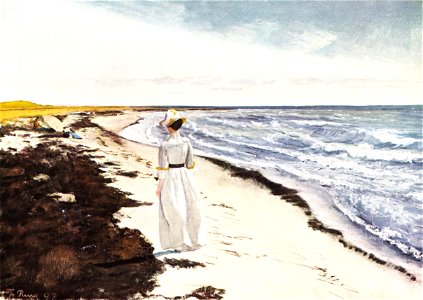 Laurits Andersen Ring - Dame ved Karrebæksminde - 1898