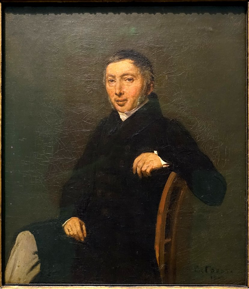Laurent-Denis Sennegon by Jean-Baptiste-Camille Corot, 1842, oil on canvas - Museu de Arte de São Paulo - DSC07303