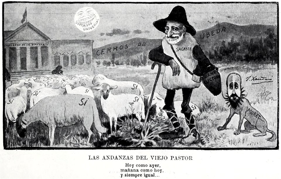Las andanzas del viejo pastor, por Xaudaró