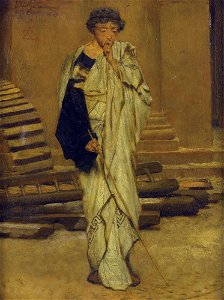 Lawrence Alma-Tadema The Roman Architect. Free illustration for personal and commercial use.
