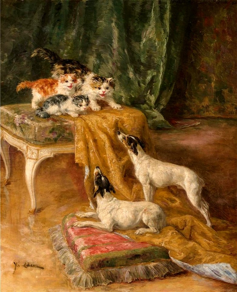 Dogs and Kittens by Marie Yvonne Laur