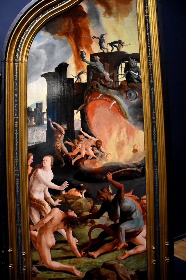Last Judgment by Lucas van Leyden - detail (7)