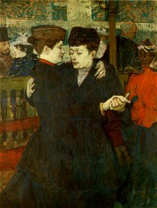 Lautrec Two women waltzing original size