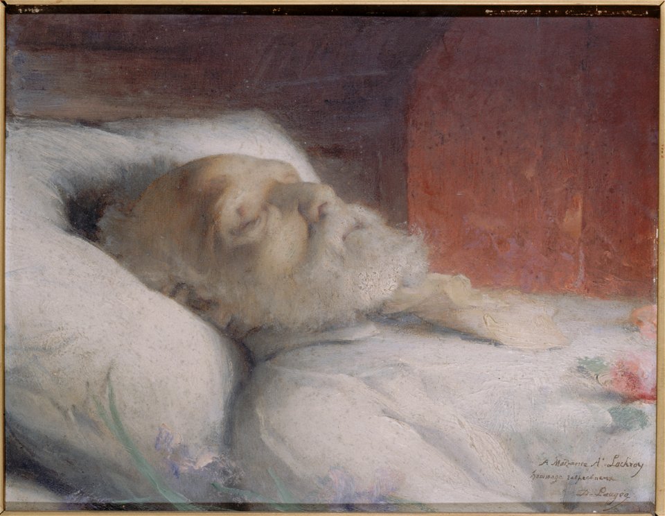 Laugée, Désiré François - Victor Hugo sur son lit de mort - 766 - Maison de Victor Hugo