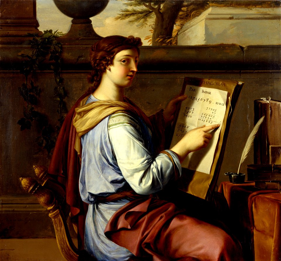 Laurent de La Hyre - Allegory of Arithmetic - Walters 371917