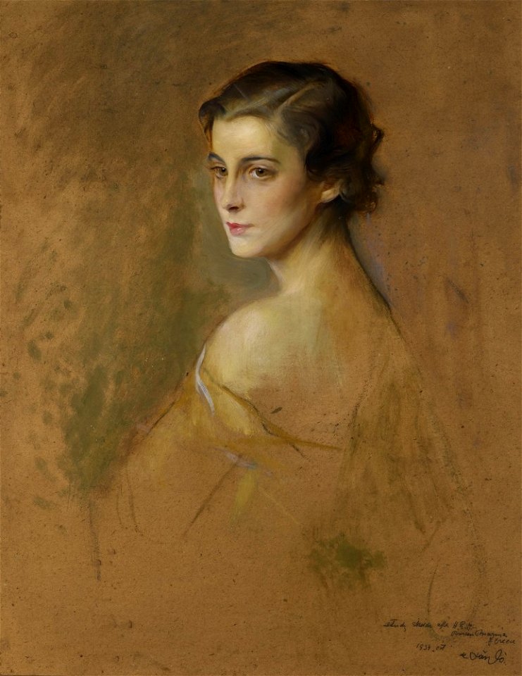Laszlo - Princess Marina of Greece, 1934