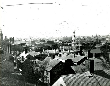 Late 19th century view from Prospect Terrace