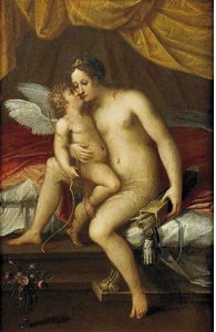 Lavinia Fontana - Venus and Cupid N08404-42-lr-1
