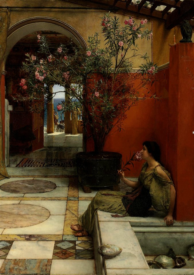 Lawrence Alma-Tadema An Oleander